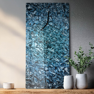 Glass wall clock vertical Movie