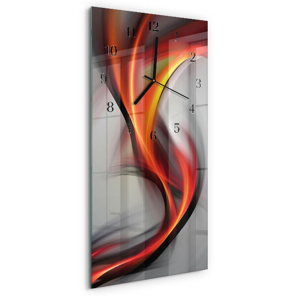 Modern vertical wall clock Abstraction