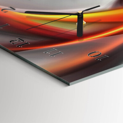 Modern vertical wall clock Abstraction
