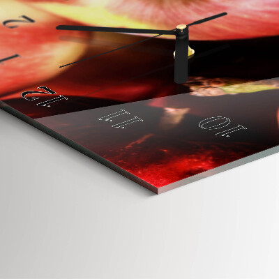Vertical rectangular wall clock Apple