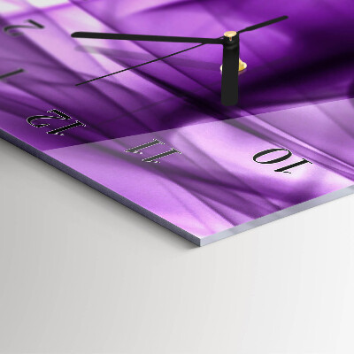 Vertical wall clock Viola pattern