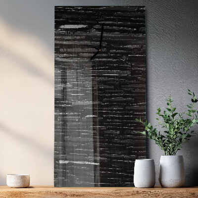 Vertical rectangular wall clock Stones