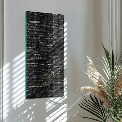 Vertical rectangular wall clock Stones