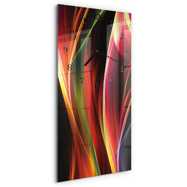 Glass clock vertical Abstraction