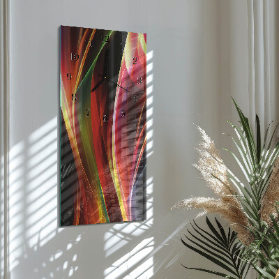 Glass clock vertical Abstraction