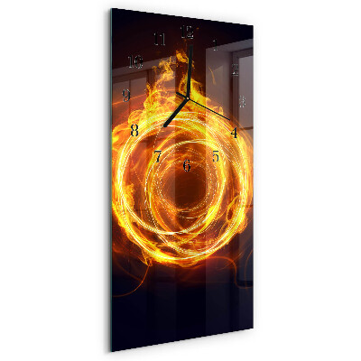 Vertical rectangular wall clock Vortex