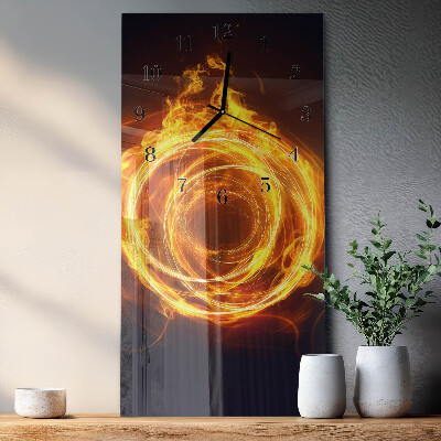 Vertical rectangular wall clock Vortex