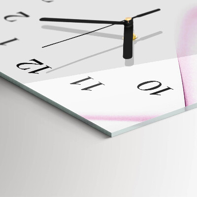 Glass clock vertical Abstraction