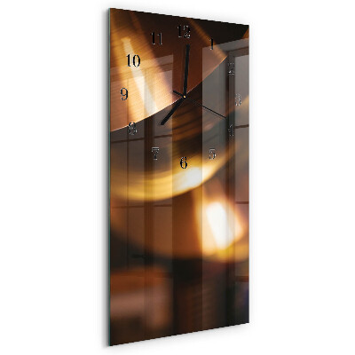 Glass clock vertical Pattern
