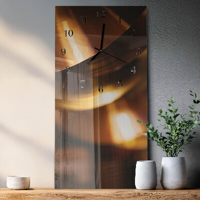 Glass clock vertical Pattern