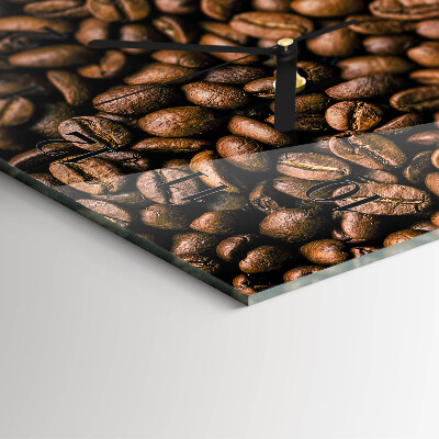 Vertical wall clock Coffee beans