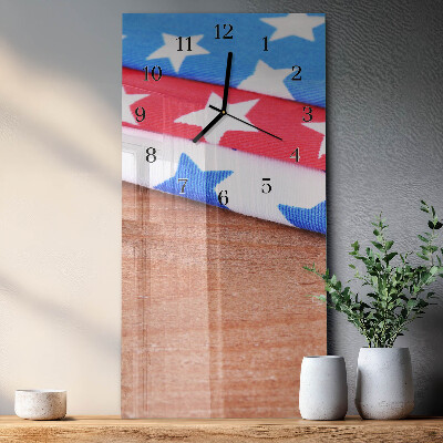 Vertical rectangular wall clock Tablecloths