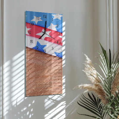 Vertical rectangular wall clock Tablecloths