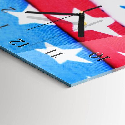 Vertical rectangular wall clock Tablecloths