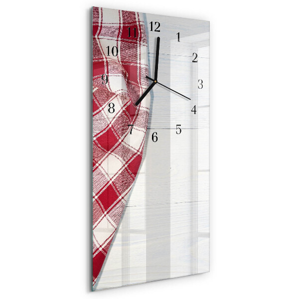 Modern vertical wall clock Tablecloth