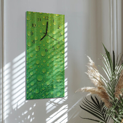 Vertical rectangular wall clock Drops