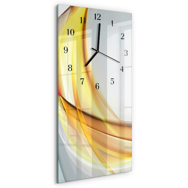 Modern vertical wall clock Abstraction