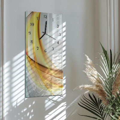 Modern vertical wall clock Abstraction