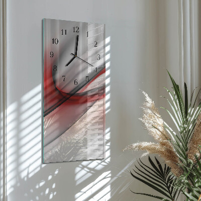 Vertical rectangular wall clock Abstraction