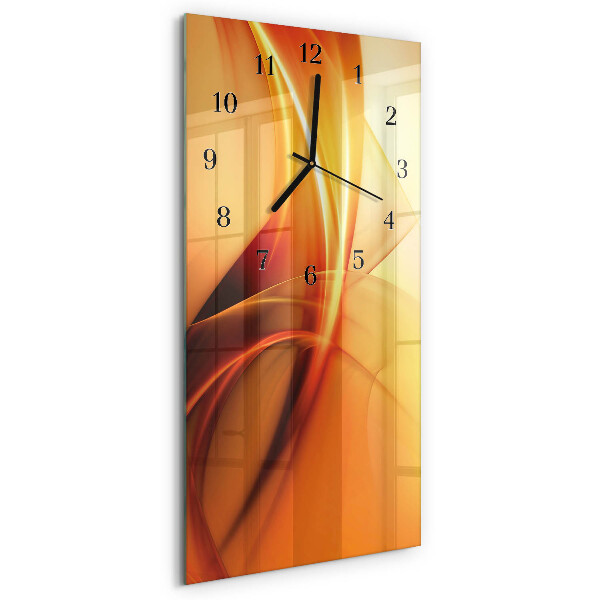 Glass clock vertical Pattern