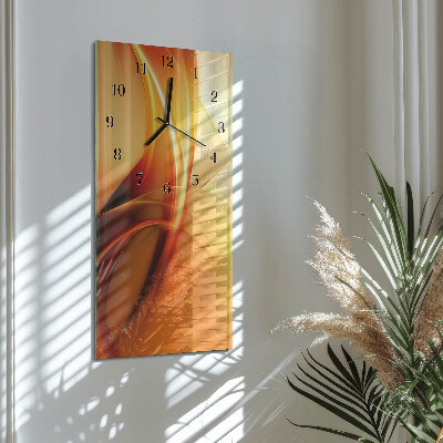 Glass clock vertical Pattern