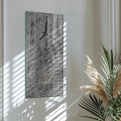 Modern vertical wall clock Concrete wall