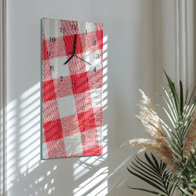 Vertical rectangular wall clock Tablecloth