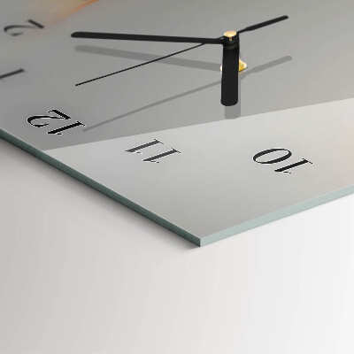 Vertical rectangular wall clock Abstraction