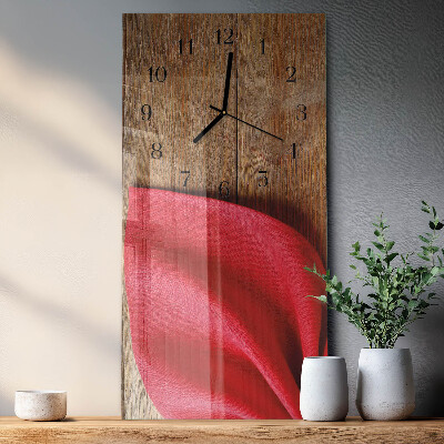 Vertical rectangular wall clock Napkin