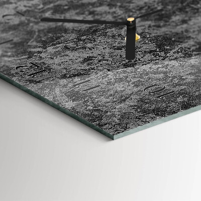 Modern vertical wall clock Graphite