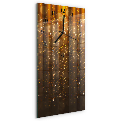 Vertical rectangular wall clock Shine