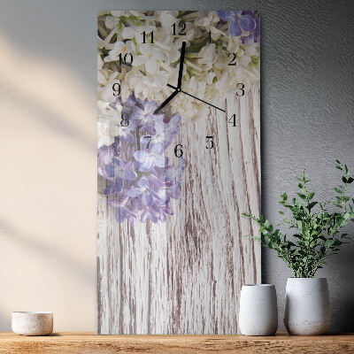 Modern vertical wall clock Without