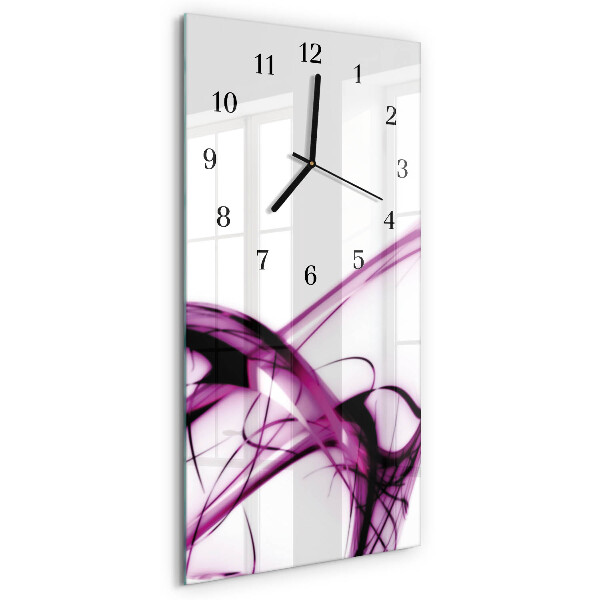 Modern vertical wall clock Abstraction