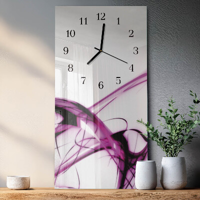 Modern vertical wall clock Abstraction