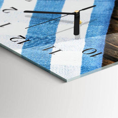 Vertical wall clock Tablecloth