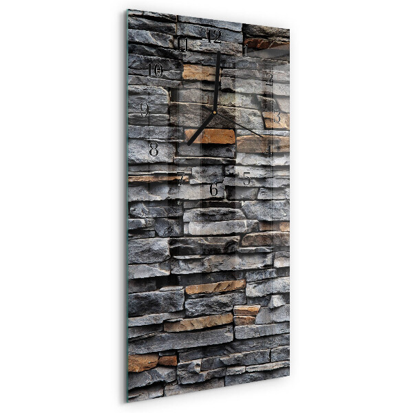 Modern vertical wall clock Clinker