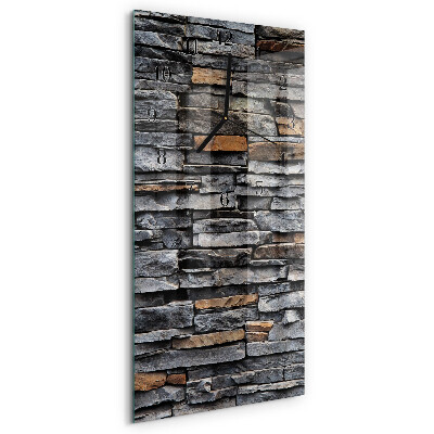 Modern vertical wall clock Clinker