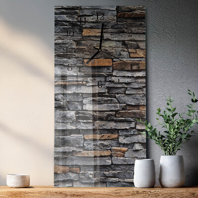 Modern vertical wall clock Clinker