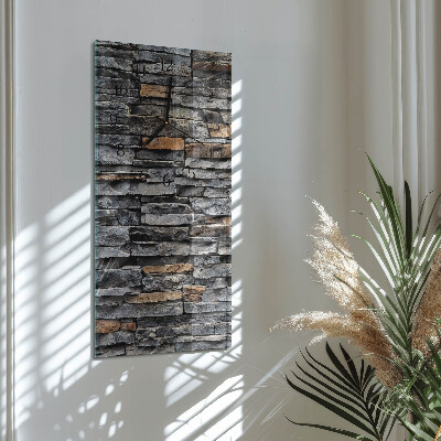 Modern vertical wall clock Clinker