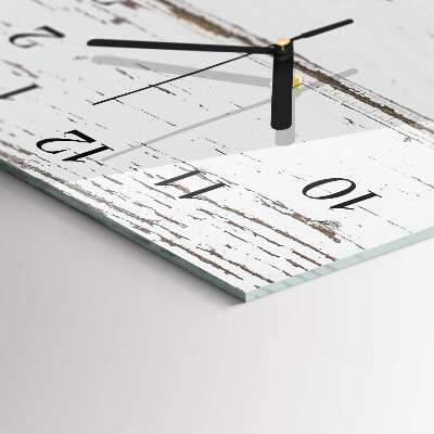 Vertical rectangular wall clock Table