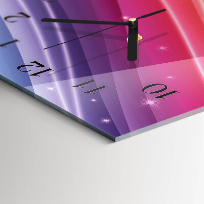 Modern vertical wall clock Rainbow