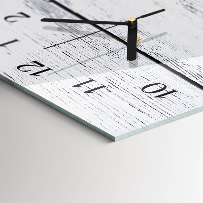 Vertical rectangular wall clock Fabric table