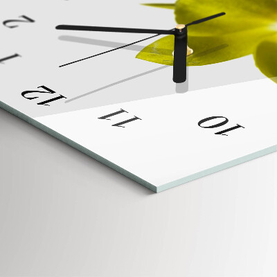 Modern vertical wall clock Orchid