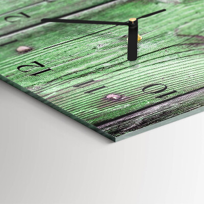 Modern vertical wall clock Wooden board