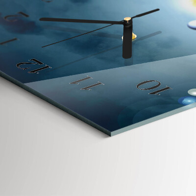 Vertical wall clock The Hand of the Planet