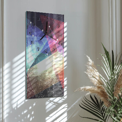 Glass clock vertical Pattern