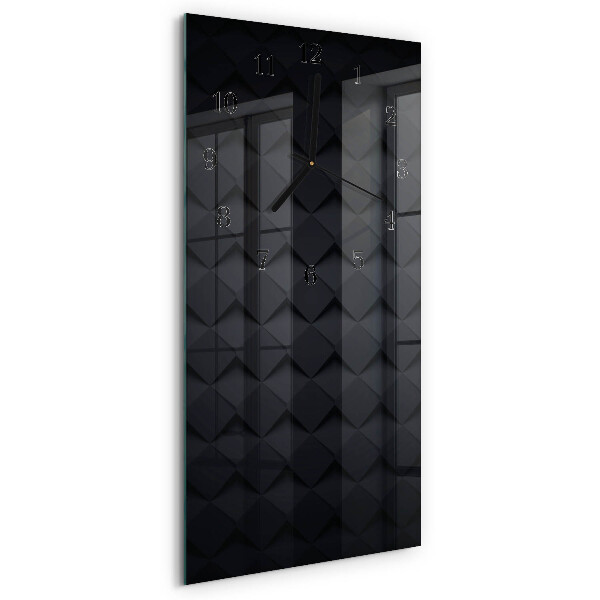 Vertical rectangular wall clock Pattern