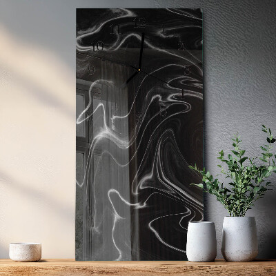 Vertical wall clock Wave