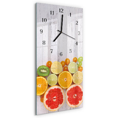 Vertical wall clock Fruit