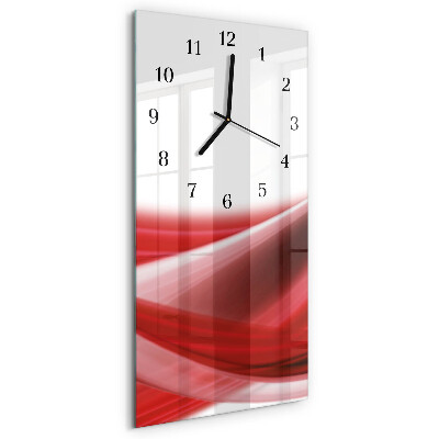 Vertical rectangular wall clock Abstraction